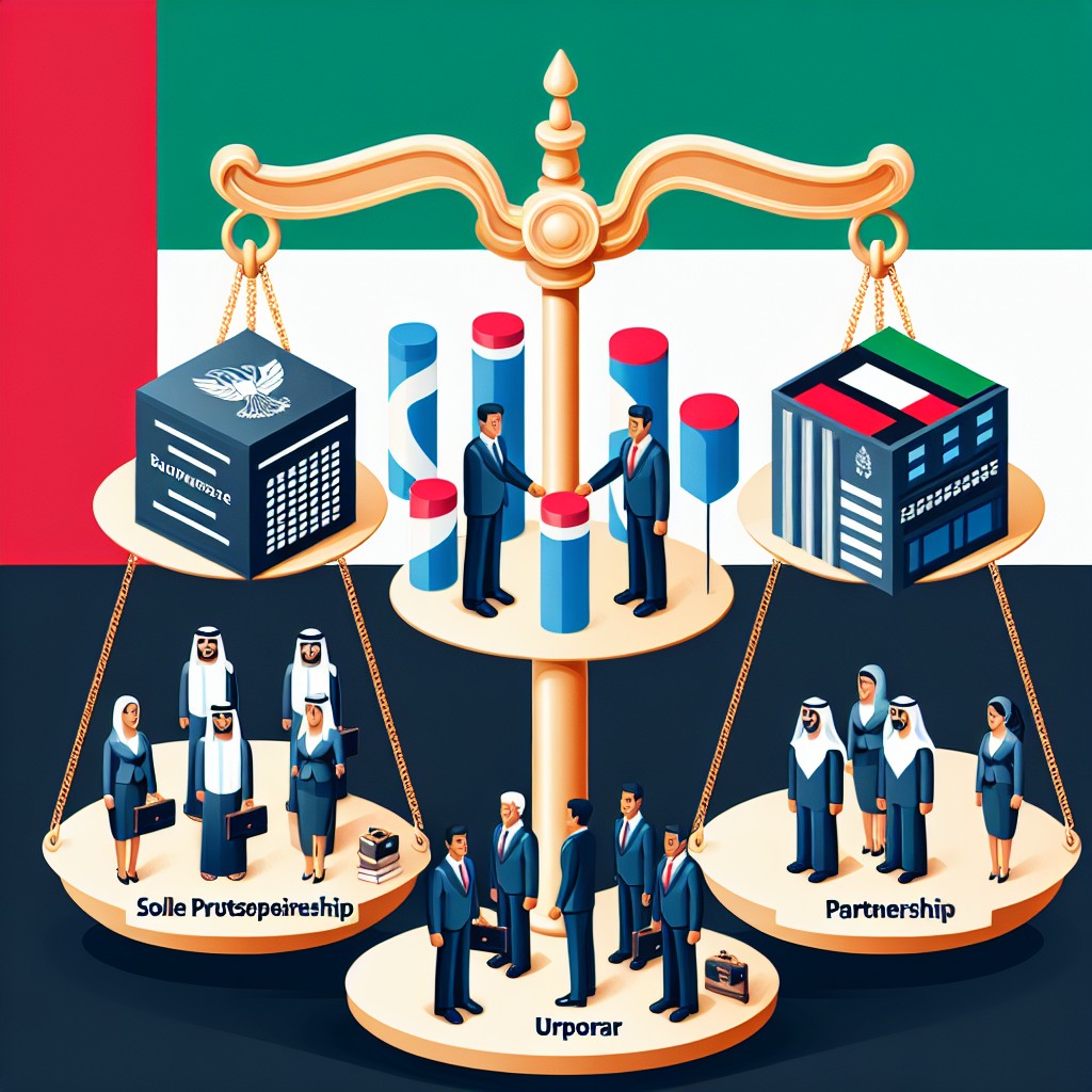 Choosing the Right Fit: Sole Proprietorship vs. Partnership vs. Corporate Structures in UAE