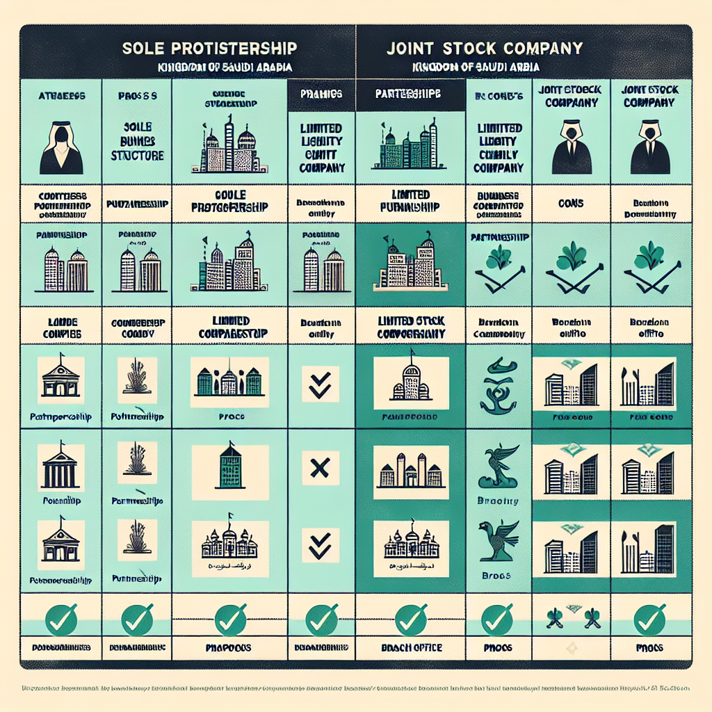 Pros and Cons of Different Business Entity Structures in KSA