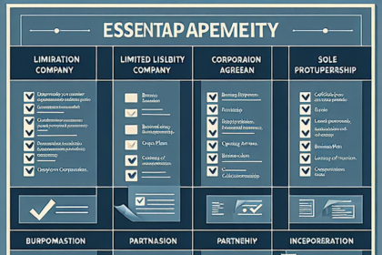 Document Checklist: Essential Paperwork for Forming Business Entities