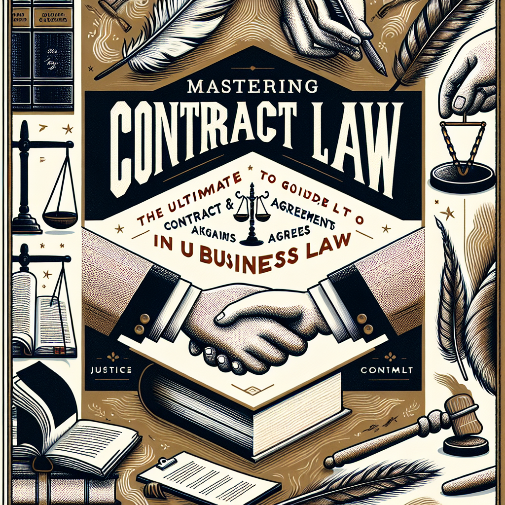 Mastering Contract Law: The Ultimate Guide to Contracts and Agreements in Business Law