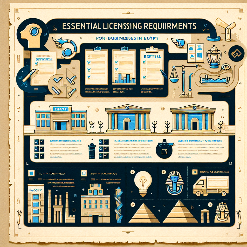 Essential Licensing Requirements for Businesses in Egypt: A Checklist