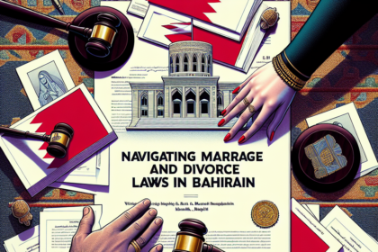 Navigating Marriage and Divorce Laws in Bahrain: A Comprehensive Guide