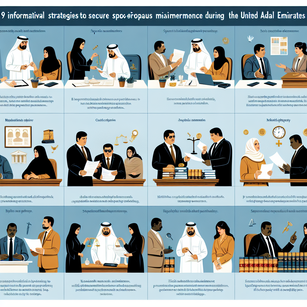 Financial Settlements in Divorce: 9 Ways to Secure Spousal Maintenance in UAE