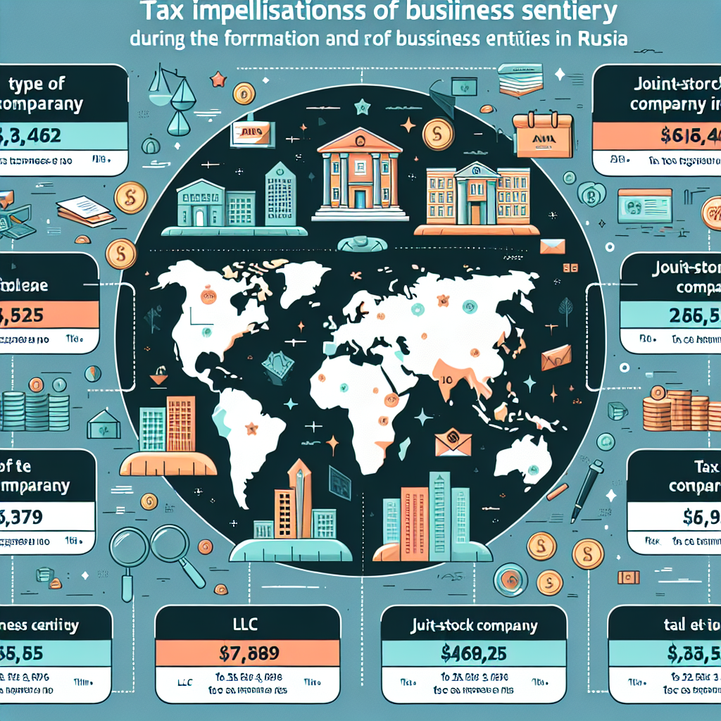 Tax Implications at Formation and Registration of Business Entities in Russia