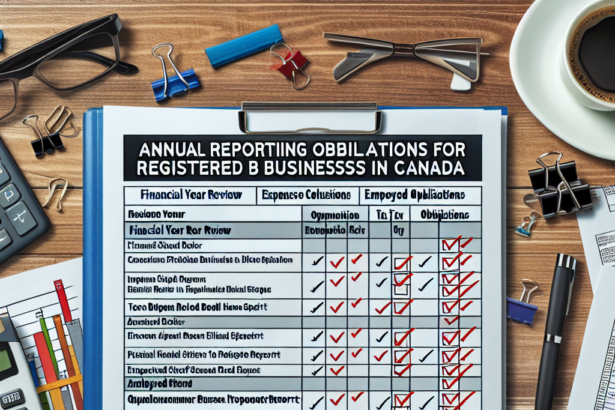 Annual Reporting Obligations for Registered Businesses in Canada: A Must-Know Checklist