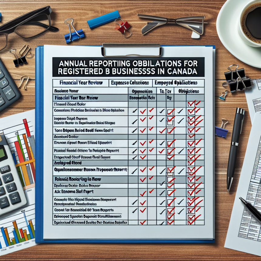 Annual Reporting Obligations for Registered Businesses in Canada: A Must-Know Checklist